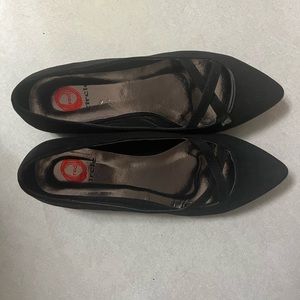 Velvet Pointed Flats - Size 8 - Minor Defect